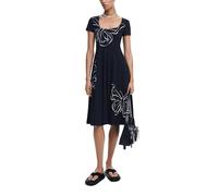Desigual Vestido de Manga Corta para Mujer Vestido Mujer