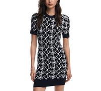 Desigual Vestido de Manga Corta para Mujer Vestido Mujer