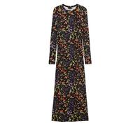 Desigual Vestido de Manga Larga para Mujer, Negro, XS