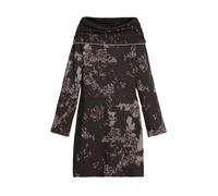 Desigual Vestido de punto chocolate / marrón oscuro / blanco natural S chocolate / marrón oscuro / blanco natural