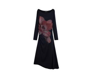 Desigual Vestido granadina / negro / blanco cáscara de huevo 38 granadina / negro / blanco cáscara de huevo