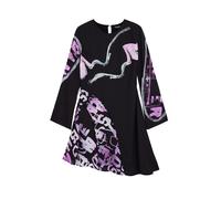 Desigual Vestido gris / lila / rosa / negro 42 gris / lila / rosa / negro