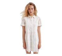 Desigual Vestido Informal para Mujer, Blanco, L