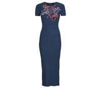 Desigual Vestido largo BOTANICAL LACROIX in Marino EU XL