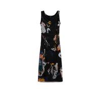 Desigual Vestido lila claro / naranja / negro 40 EUR