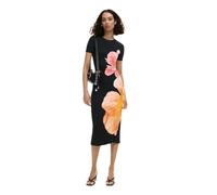 Desigual Vestido Manga Corta de la colección Mujer, Negro, S