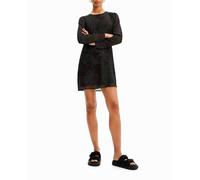 Desigual Vest_lensy 2000 Black Vestido Informal, Negro, M Mujeres
