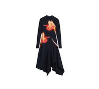 Desigual Vestido naranja / negro 42 naranja / negro