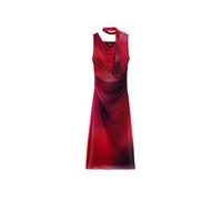 Desigual Vestido rojo / negro 38 rojo / negro