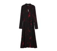Desigual Vestido de Manga Larga para Mujer, Negro, L