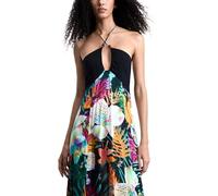 Desigual Vestido sin Mangas de la colección Mujer, Negro, L