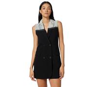 Desigual Vestido sin Mangas de la colección Mujer, Negro, S