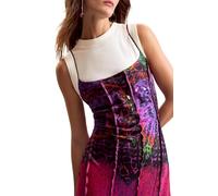 Desigual Vestido sin Mangas de la colección Mujer, Rosa Oscuro, XL