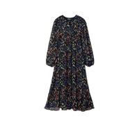 Desigual Vestido Tejido de Manga Larga para Mujer, Negro, L