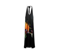 Desigual Vestido verde / naranja / rosa / negro, Talla 38