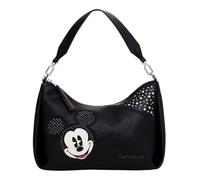 Desigual Women's Accessories - Bolsa de mano de poliuretano, color negro, Negro