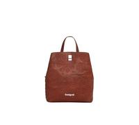 Desigual Women's Accessories - Mochila de poliuretano (tamaño pequeño), marrón, Einheitsgröße