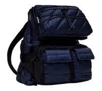 Desigual Desigual - Mochila acolchada multibolsillo de mujer. Azul marino Talla Talla única