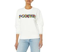 Desigual Sweat_Power 1000 Sudadera, Blanco, S para Mujer