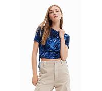 Desigual TS_triestre 5000 Camiseta, Azul, L para Mujer