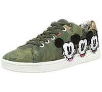Desigual Zapatillas para Mujer Cosmic_Mickey, Verde, 38 EU