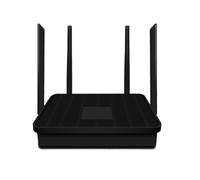 Desikixudy Enrutador WiFi AC1200Mbps Enrutador Gigabit Ethernet Banda Dual 2,4 GHz 5 GHz Repetidor WiFi de Rojo InaláMbrica Negro-Enchufe Europeo