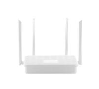 Desikixudy Enrutador WiFi AC1200Mbps Enrutador Gigabit Ethernet Banda Dual 2,4 GHz 5 GHz Rojo InaláMbrica Repetidor WiFi Blanco-Enchufe Europeo