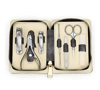 Desikixudy Kit de manicura profesional, 7 piezas, cortaúñas de acero inoxidable, juego de pedicura, kit de cuidado de uñas, herramienta para uñas