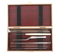 Desikixudy Práctico juego de limpieza 8pcs herramienta de salud oído Pick Kit de limpieza de