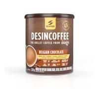 Desincoffee SuperCafé Sin Azúcar | Bebida de café con TCM, vitaminas y cafeína de liberación lenta | Energía sin nerviosismo para el pre-entrenamiento - Sabor Chocolate Belga