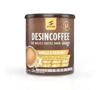 Desincoffee SuperCafé Sin Azúcar | Pre-entrenamiento con TCM y complejo B para energía sostenida | Sin los efectos de la cafeína regular - Sabor Baunilha y Avellana