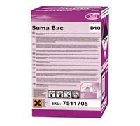 Desinfección limpiador Diversey Suma Bac D10 10 L alta concentrada, resuelve la grasa y resete alimentos rápido