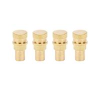 Desinflador automático de neumáticos, Akozon 4 piezas Latón Herramienta de núcleo de válvula de neumático Accesorio de llanta de rueda automática para neumáticos, coche, camión, motocicleta, Jeep y AT