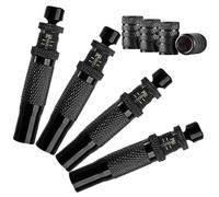 Desinflador automático de neumáticos de latón, válvula de deflación, portátil, deflactor de aire rápido para RV, camión, ATV, coche, motocicleta, herramienta multifuncional de presión de neumáticos, 4