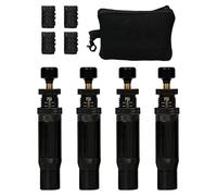 Desinflador automático de neumáticos, desinflador rápido de neumáticos | Desinfladores de neumáticos todoterreno - Herramienta de inflado rotativa 4x4 de 4 piezas (10-30 PSI) con parada aut