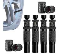 Desinflador Automático de Neumáticos - Válvula de Desinflado de Latón Resistente para Llantas | Herramienta Portátil con Pantalla PSI para Auto, Camión, SUV, Bicicleta, ATV, RV