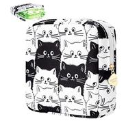 Desing Wish 1 Piezas Neceser Compresas Mujer Neceser Viaje Maquillaje Pequeño con Cremallera Makeup Bag Bolsa de Aseo Niña Bolsa de Almacenamiento Servilletas Sanitarias Regalos Navidad cumpleaños