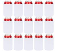 Desing Wish 15 Piezas 12oz Standard Espuma Funda para Latas de Cerveza Can Cooler Sleeve Enfriador Soporte de Latas Coke Cover Antideslizante Manga Aislante para Bebidas Manga Refrigerante Fiestas