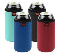Desing Wish 4 Piezas 16 oz Can Cooler Sleeve Standard Enfriador de Latas Coke Can Sleeve Antideslizante Soporte de Neopreno Manga Aislante para Bebidas Manga Refrigerante para Latas