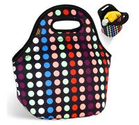 Desing Wish Bolsa Termica Porta Alimentos Mujer Hombres Neopreno Porta Bolsa Comida Trabajo Bolsa Merienda Fiambrera Bolsas Termicas Almuerzo Saco Termico Isotermica Portatil Lunch Bag Lonchera Picnic