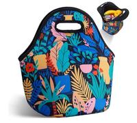 Desing Wish Bolsa Termica Porta Alimentos Mujer Hombres Neopreno Porta Bolsa Comida Trabajo Bolsa Merienda Fiambrera Bolsas Termicas Almuerzo Saco Termico Isotermica Portatil Lunch Bag Lonchera Picnic