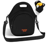 Desing Wish Bolsa Termica Porta Alimentos Mujer Hombres Neopreno Porta Bolsa Comida Trabajo Merienda Fiambrera Bolsas Termicas Almuerzo Saco Termico Isotermica Lunch Bag Lonchera con Correas Hombro