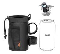 Desing Wish Pequeño Portabidon Bicicleta Sin Tornillos Porta Bidones para Bici MTB Portabotellas Bicicleta Soporte Botella Bicicleta con Bolsillo de Malla para Accesorios Bicicleta Montaña Patinete