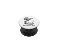 Desinstalar Ansiedad Mapache Vida Hacks Ordenador PopSockets PopGrip Adhesivo