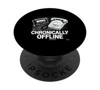 Desintoxicación Digital analógica Retro sin conexión PopSockets PopGrip Adhesivo