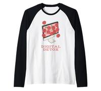 Desintoxicación Digital (Declaración Anti Redes sociales) Camiseta Manga Raglan