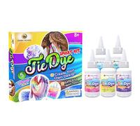 Desire Deluxe Kit Tie Dye - Set De 5 Colores De Tinte Textil Permanente Para Ropa, Algodón - Creativo DIY Con Polvo De Color Y Accesorios, Kit De Diseño De Moda