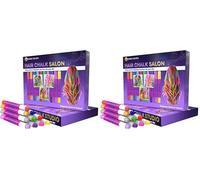 Desire Deluxe SET 10 marcadores de tinte temporal para el cabello, no tóxicos, sin decoloración, para niñas y niños de 3-10 años, con pigmentos colorantes lavables (Paquete de 2)