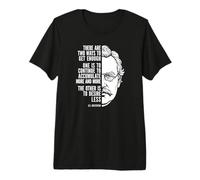 Desire Less Cita G.K. Chesterton Filosofía Sabiduría Camiseta Premium