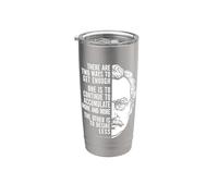 Desire Less Cita G.K. Chesterton Filosofía Sabiduría Vaso térmico de acero inoxidable de doble pared